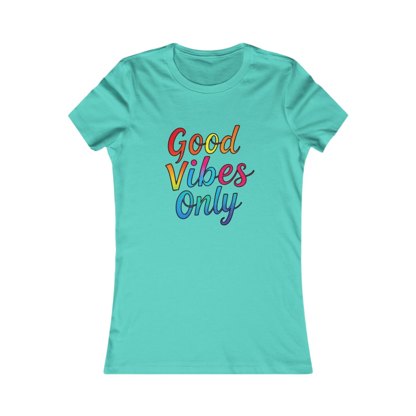 Good Vibes Only Women's Tee | Positive Message Shirt, Casual T-Shirt, Gift for Her, Summer Apparel, Motivational Top