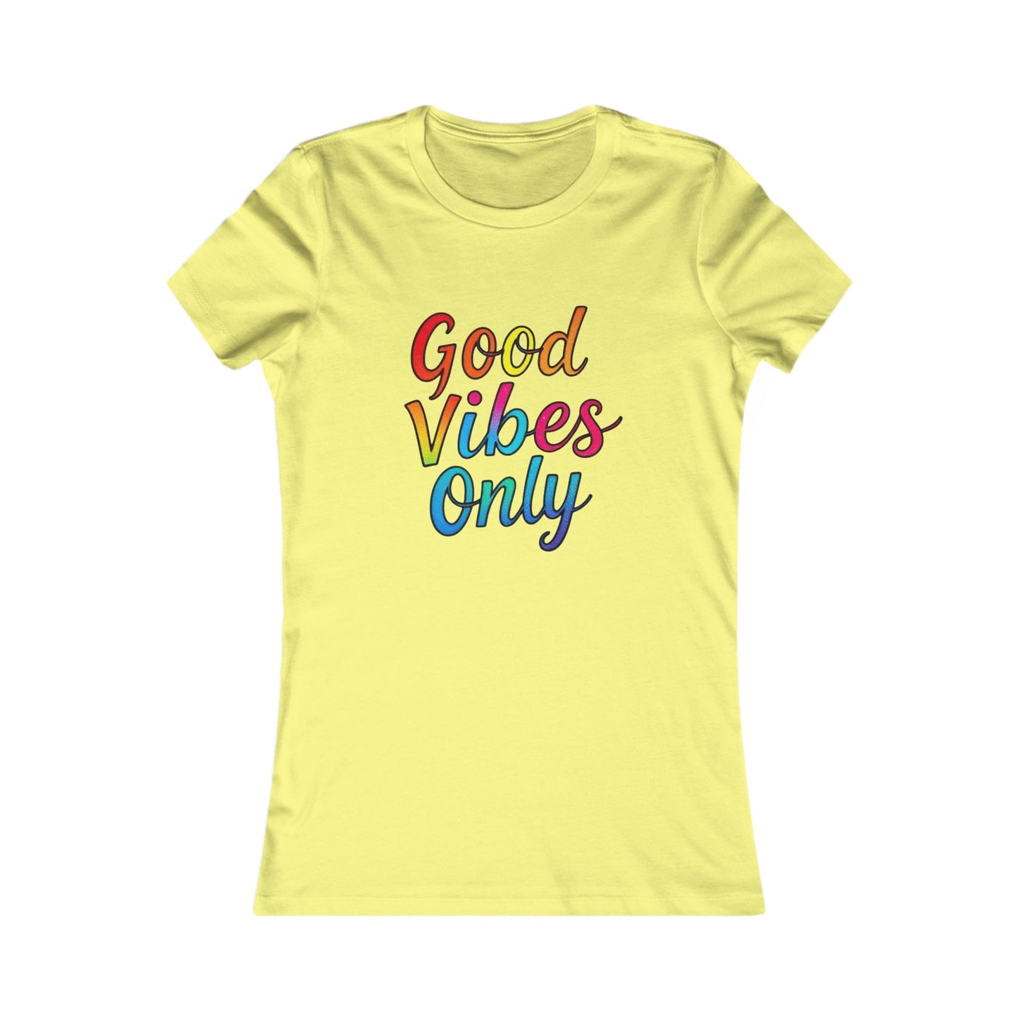 Good Vibes Only Women's Tee | Positive Message Shirt, Casual T-Shirt, Gift for Her, Summer Apparel, Motivational Top
