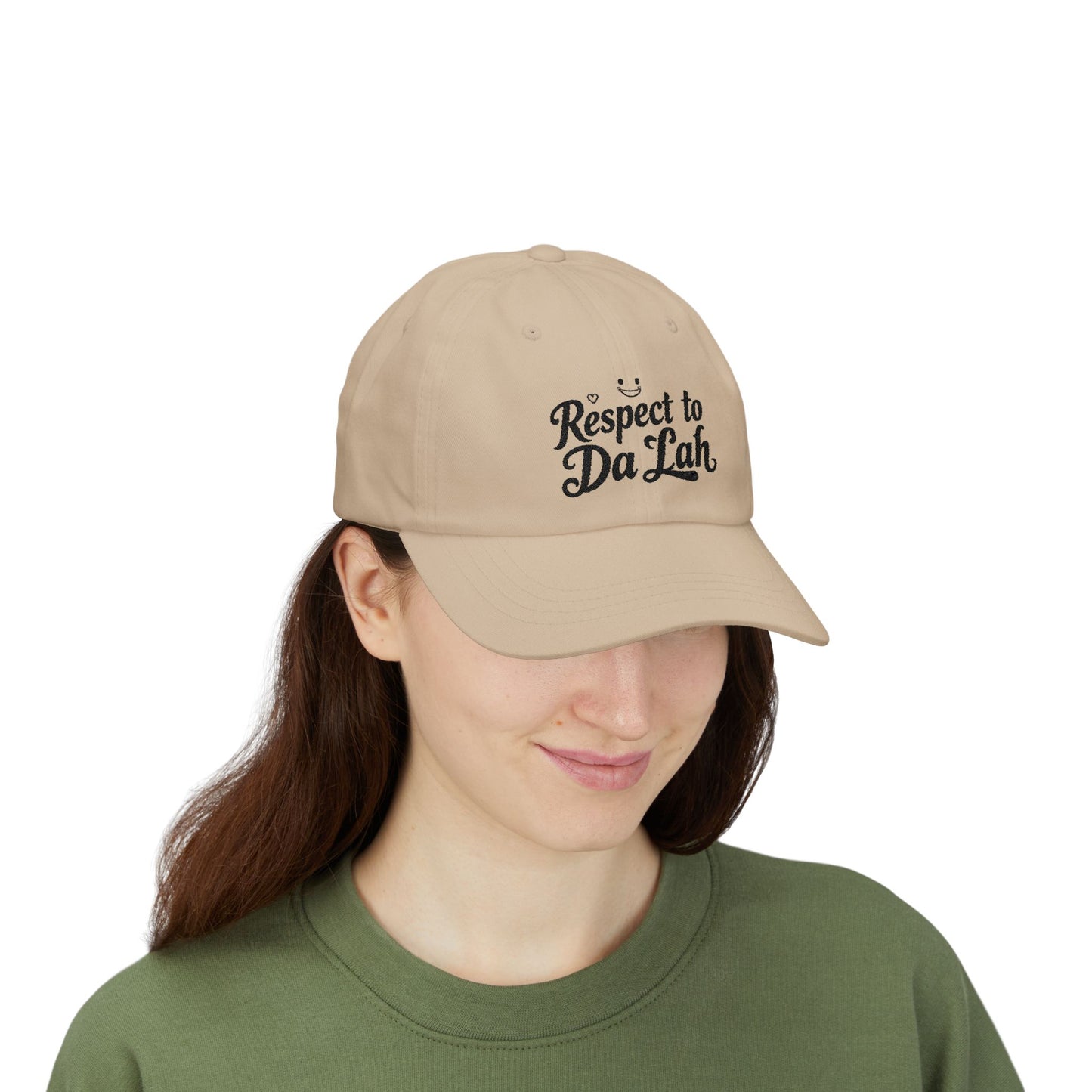 Respect to Da Lah Classic Dad Cap - Casual Adjustable Hat for Everyday Style