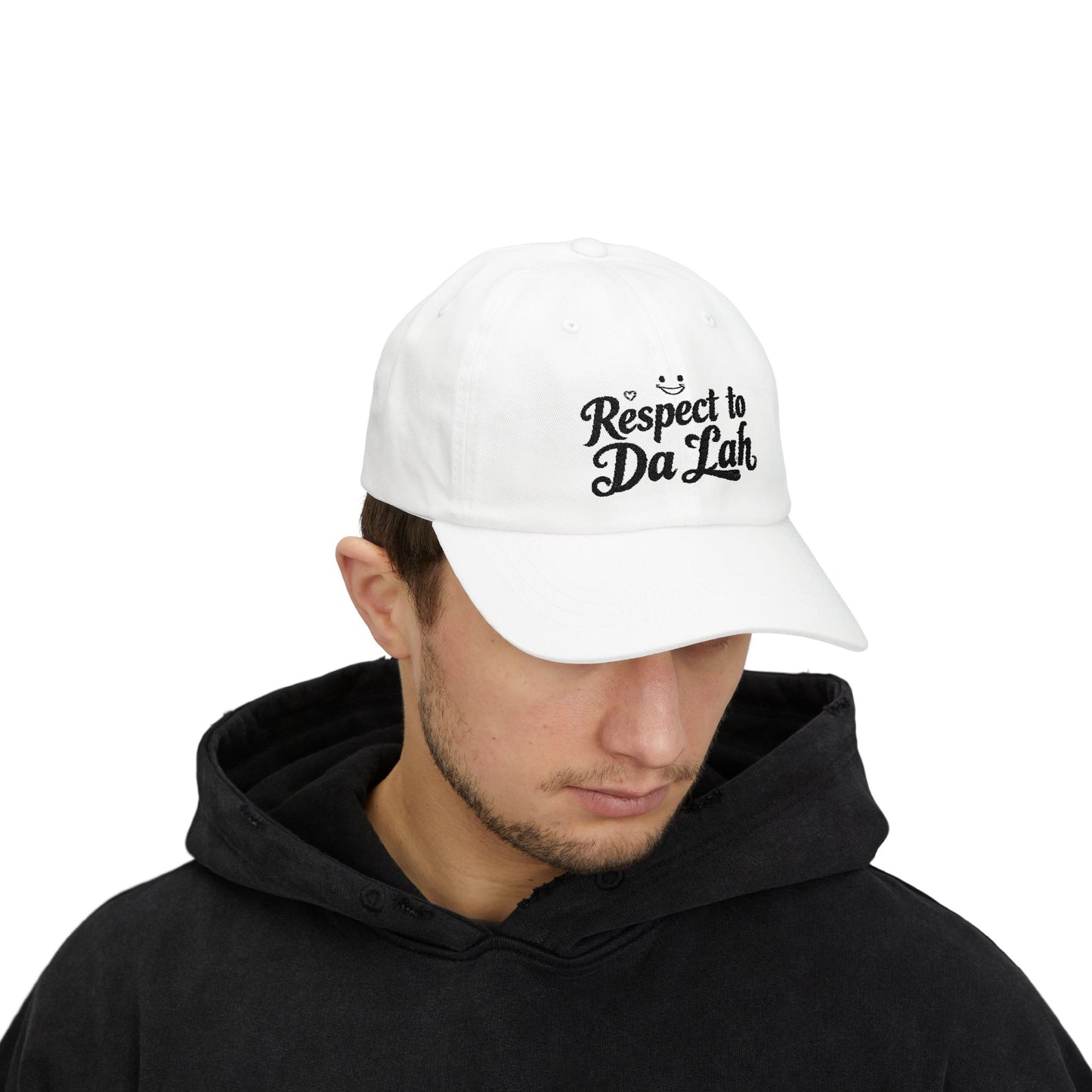 Respect to Da Lah Classic Dad Cap - Casual Adjustable Hat for Everyday Style