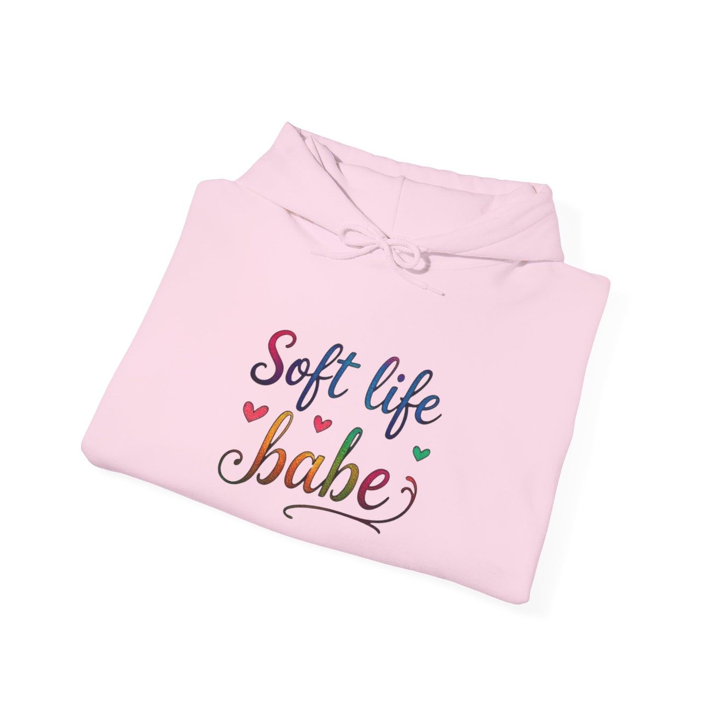 Soft Life Babe Hoodie - Unisex Heavy Blend Sweatshirt for Comfort and Style