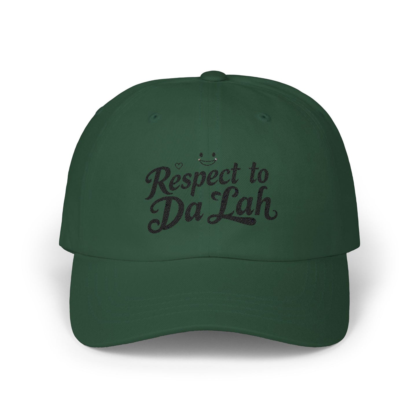 Respect to Da Lah Classic Dad Cap - Casual Adjustable Hat for Everyday Style