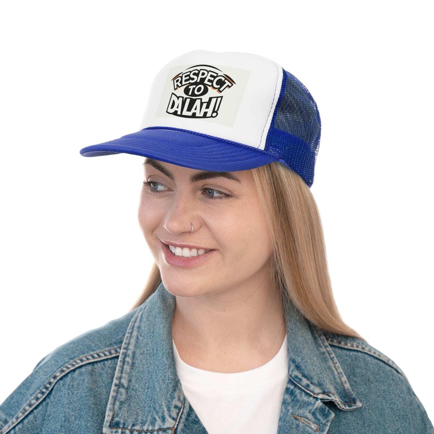 Respect to Da lah! Trucker Cap - Stylish & Fun Headwear for Everyday Wear
