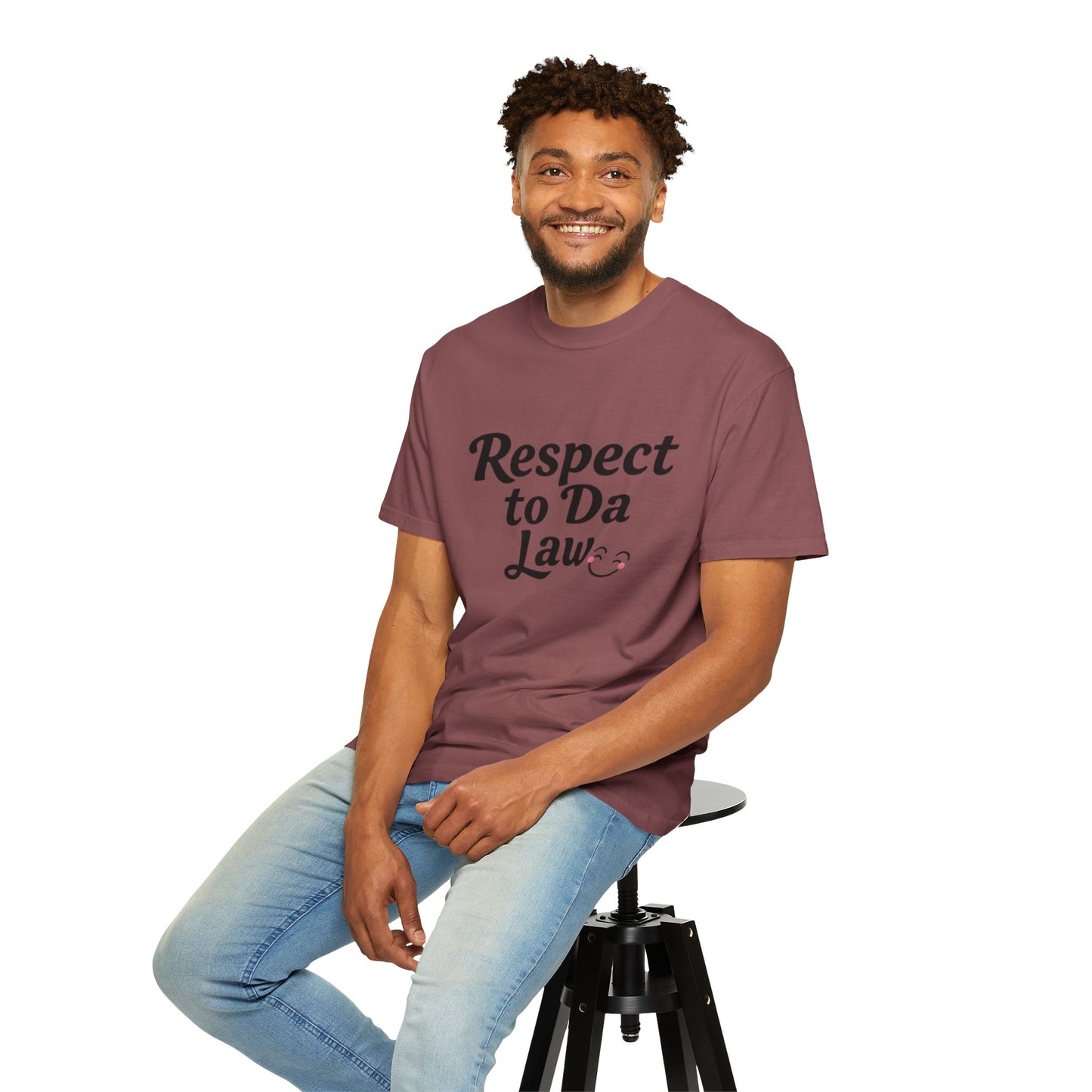 Unisex T-Shirt - 'Respect to Da Law' Statement Tee