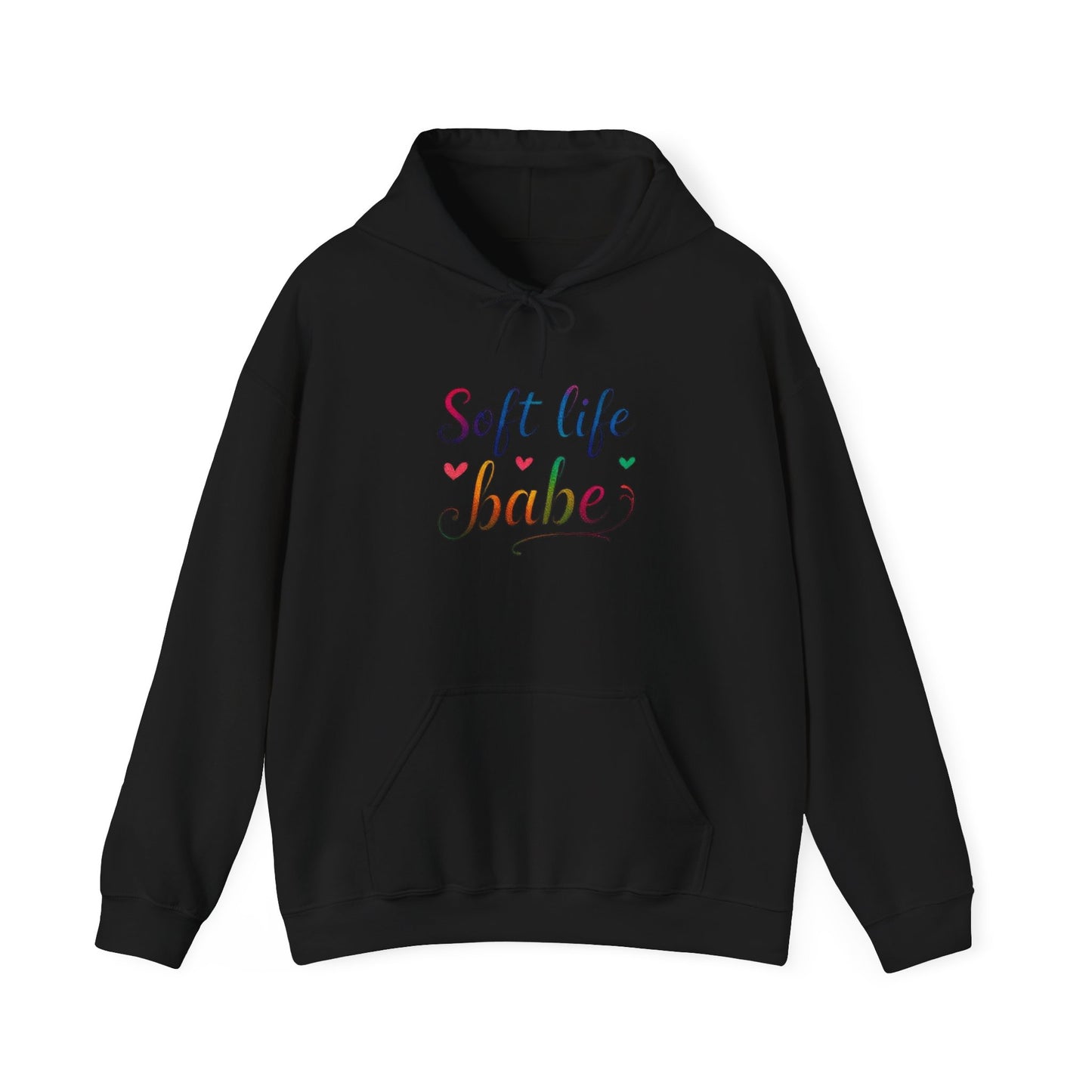Soft Life Babe Hoodie - Unisex Heavy Blend Sweatshirt for Comfort and Style
