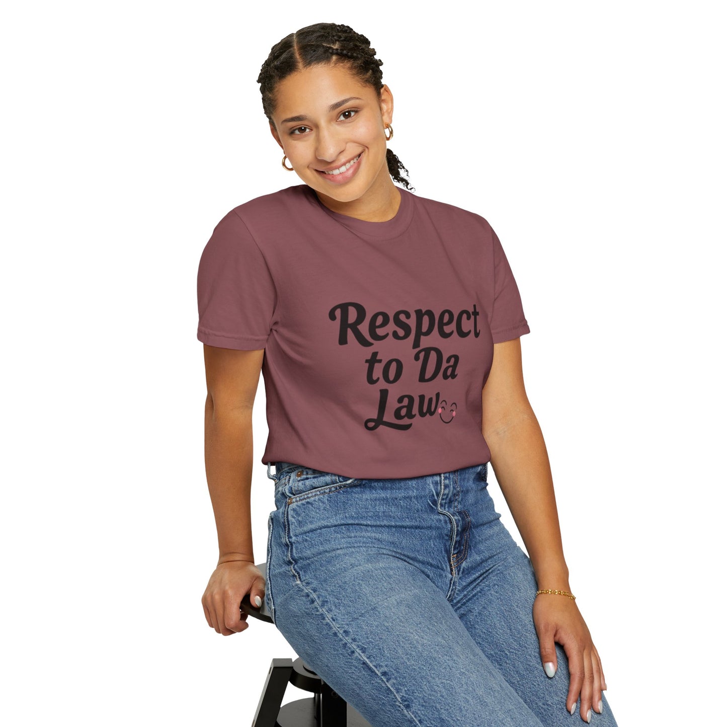 Unisex T-Shirt - 'Respect to Da Law' Statement Tee