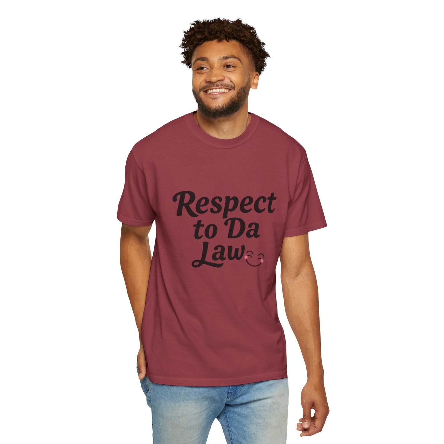 Unisex T-Shirt - 'Respect to Da Law' Statement Tee