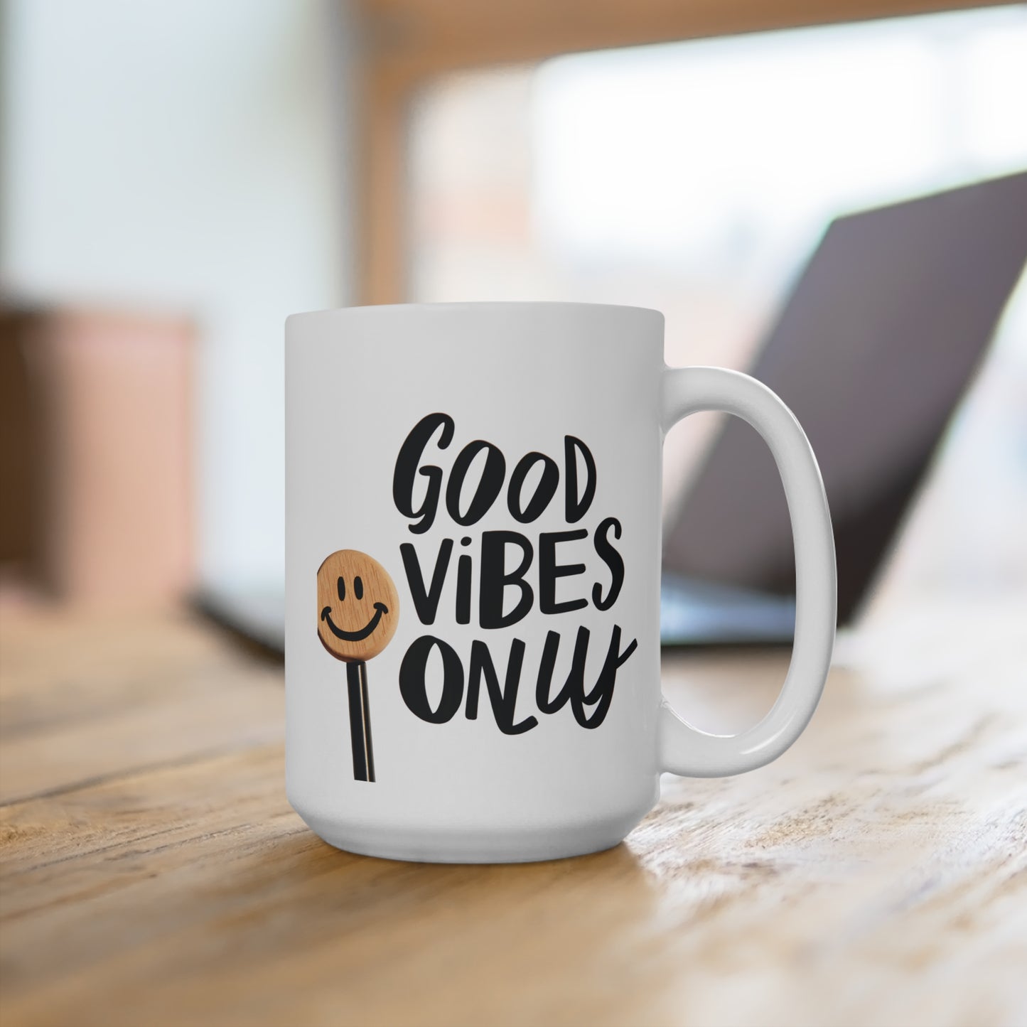 Good Vibes Only Mug - 15oz Positive Affirmation Coffee Cup