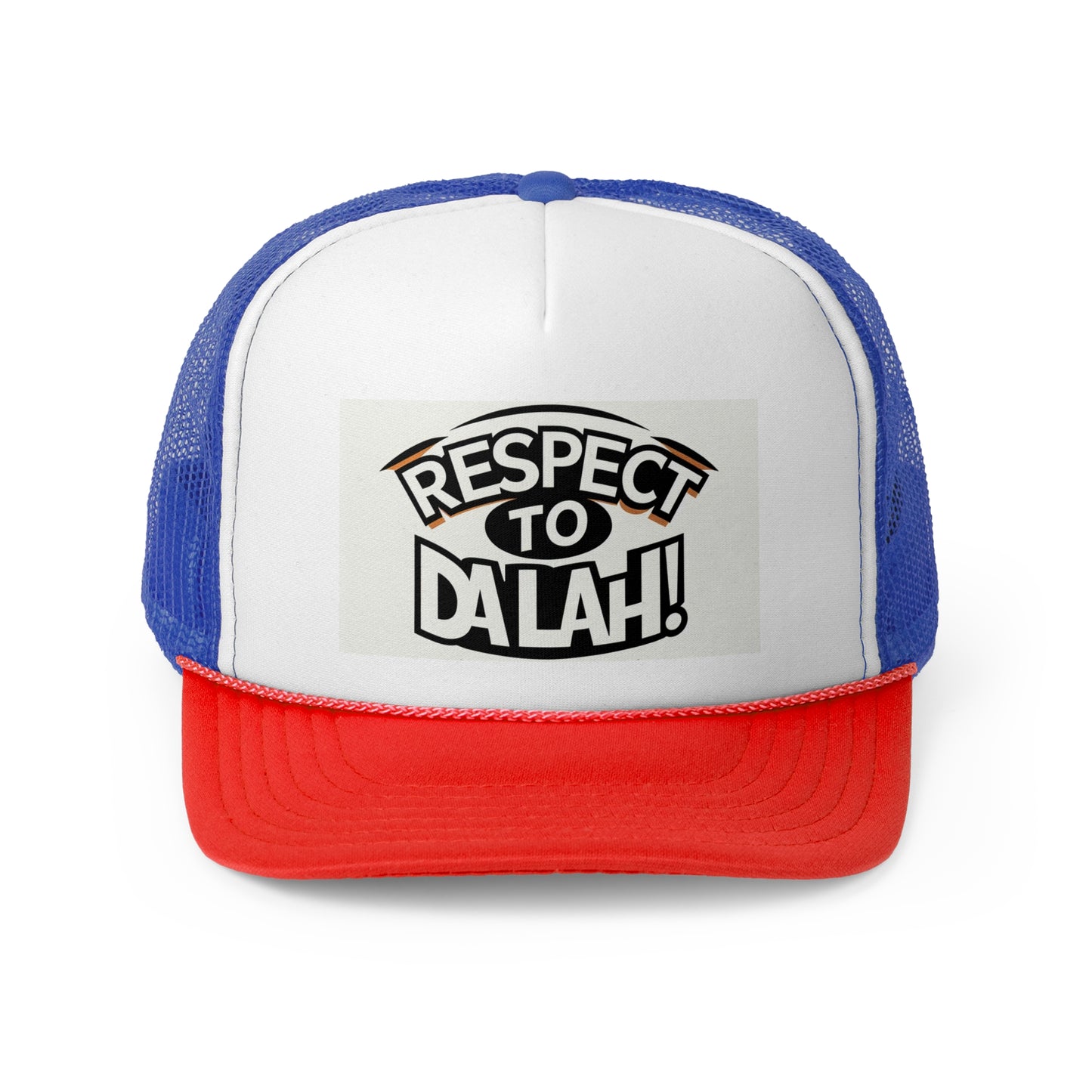 Respect to Da lah! Trucker Cap - Stylish & Fun Headwear for Everyday Wear