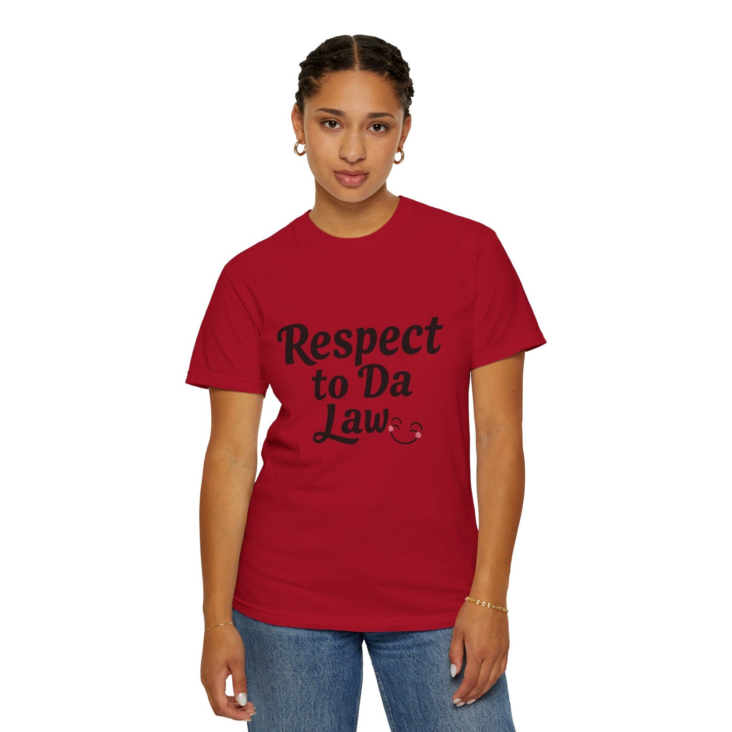 Unisex T-Shirt - 'Respect to Da Law' Statement Tee