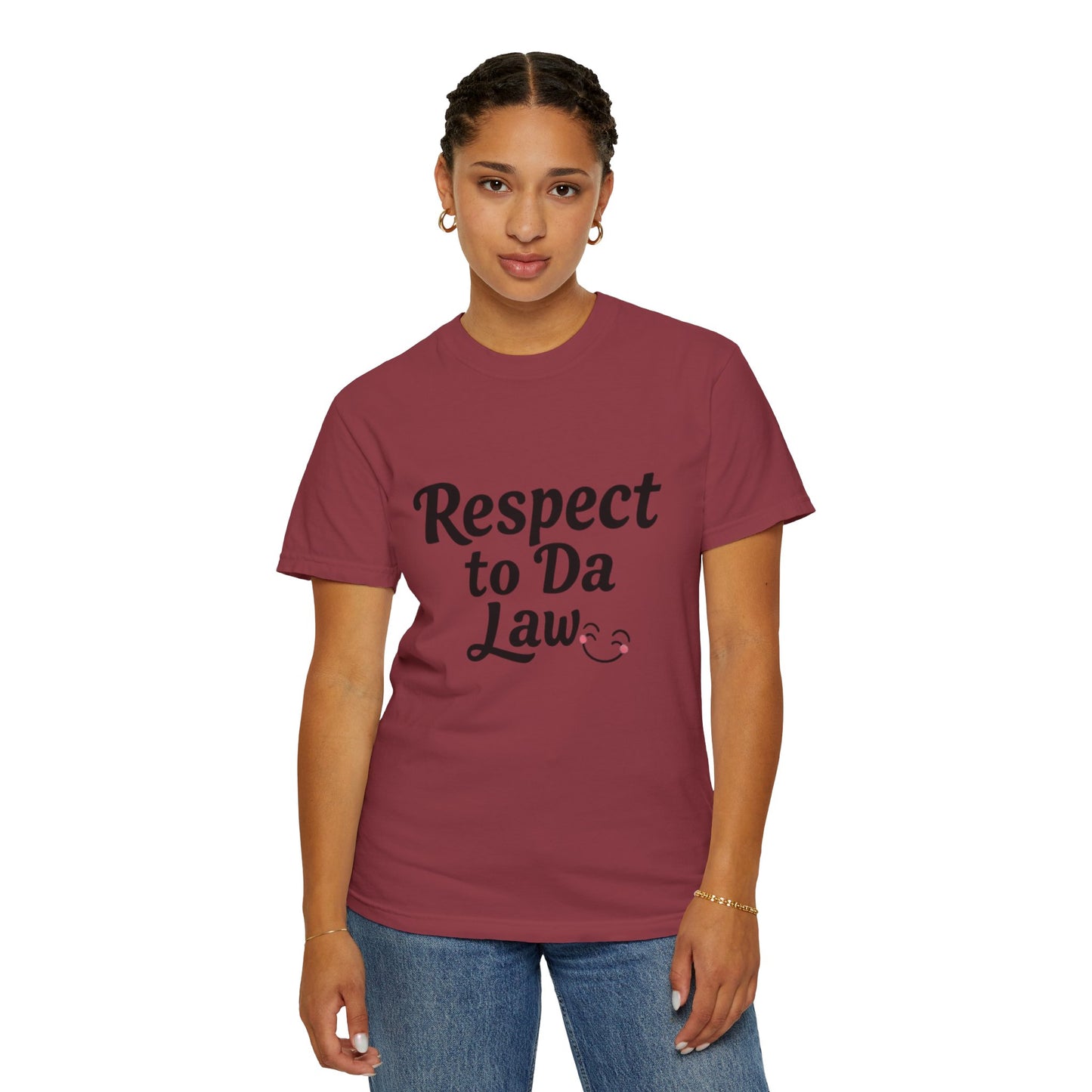 Unisex T-Shirt - 'Respect to Da Law' Statement Tee