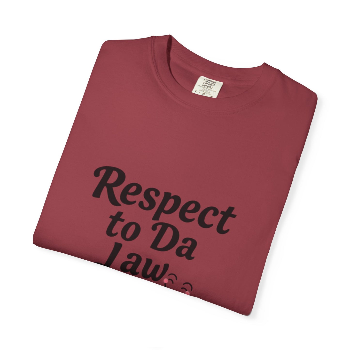 Respect to Da Law Unisex T-Shirt, Funny Gift for Law Students, Casual Wear, Unique Graphic Tee, Streetwear Style