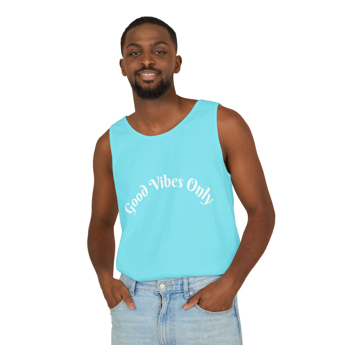 Good Vibes Only Unisex Tank Top | Summer Essential, Vacation Wear, Relaxed Style, Gift for Friends, Casual Outfit