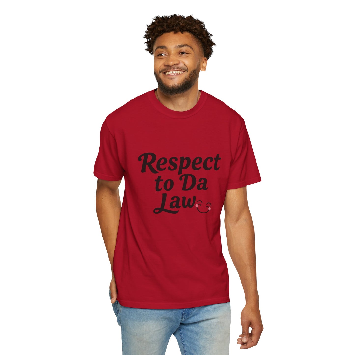 Unisex T-Shirt - 'Respect to Da Law' Statement Tee