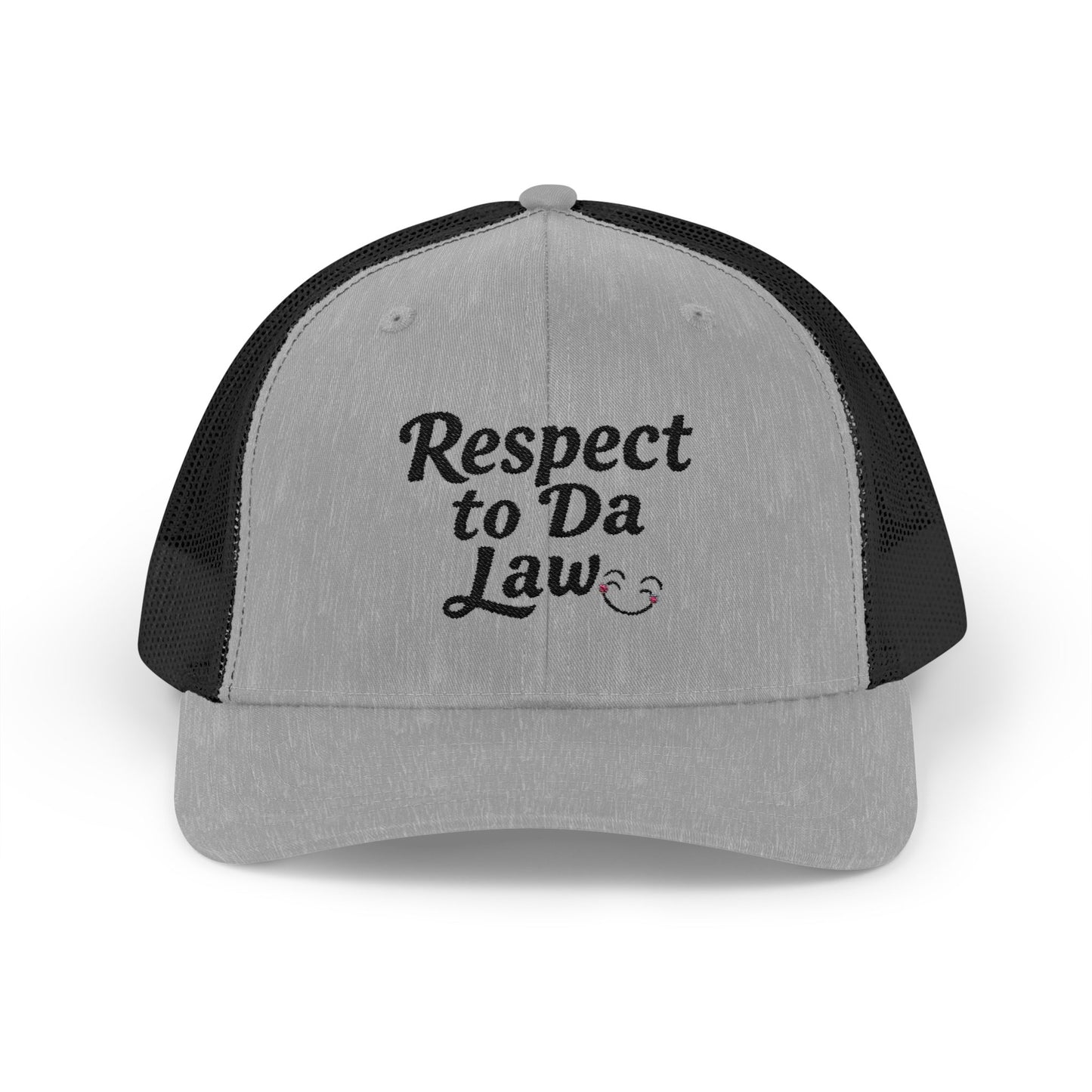 Respect to Da Law Snapback Trucker Cap - Fun Casual Headwear for Everyday Wear