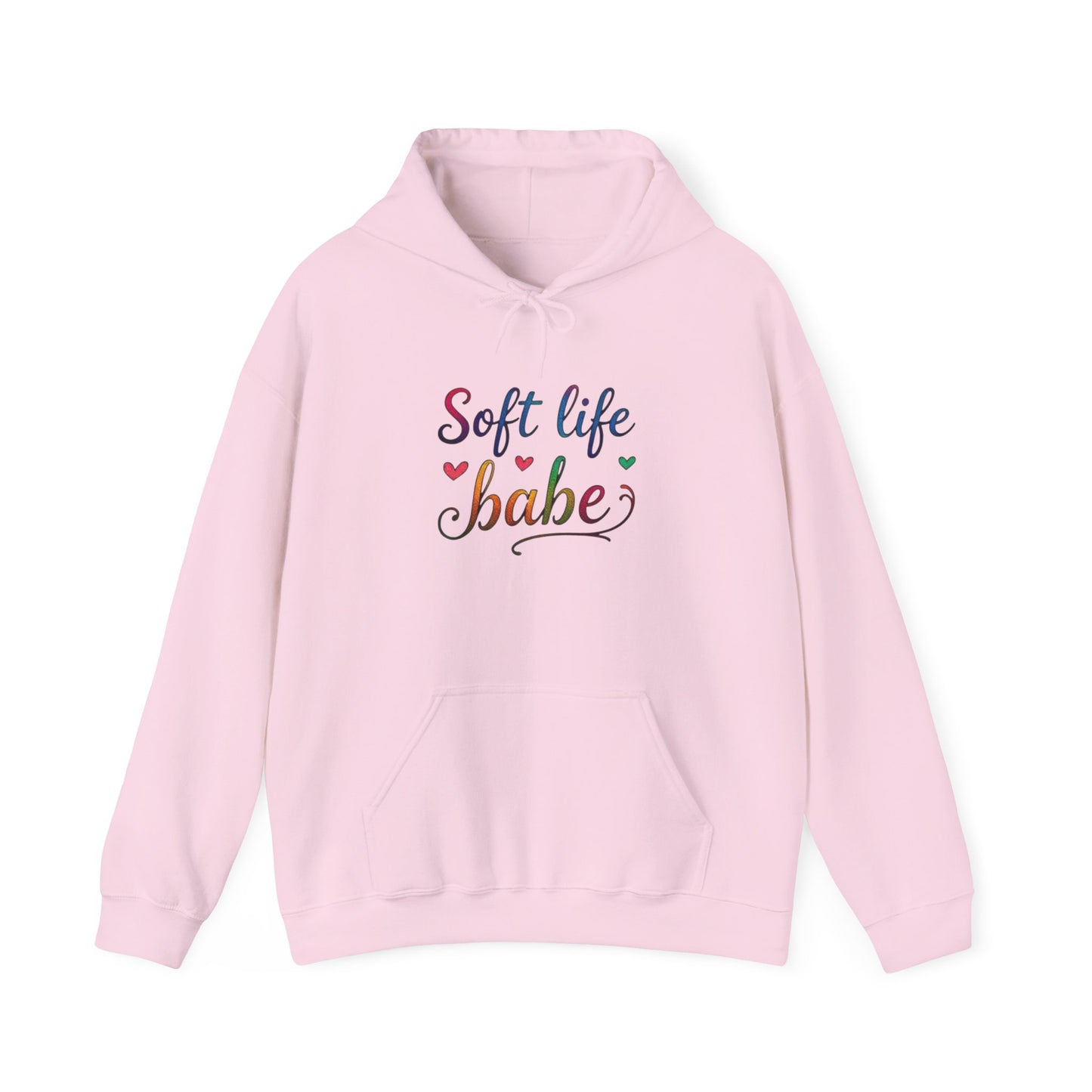 Soft Life Babe Hoodie - Unisex Heavy Blend Sweatshirt for Comfort and Style