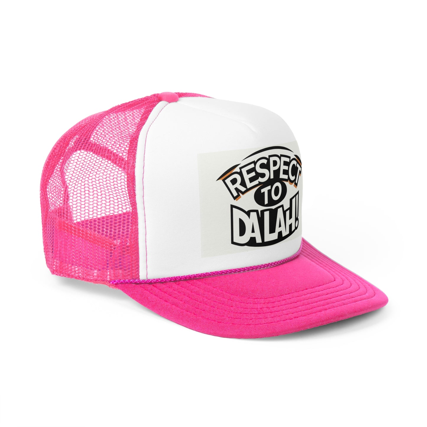 Respect to Da lah! Trucker Cap - Stylish & Fun Headwear for Everyday Wear