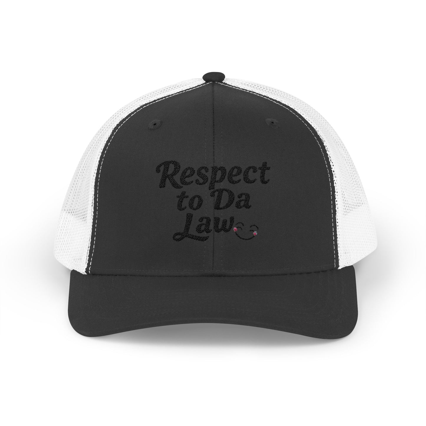 Respect to Da Law Snapback Trucker Cap - Fun Casual Headwear for Everyday Wear