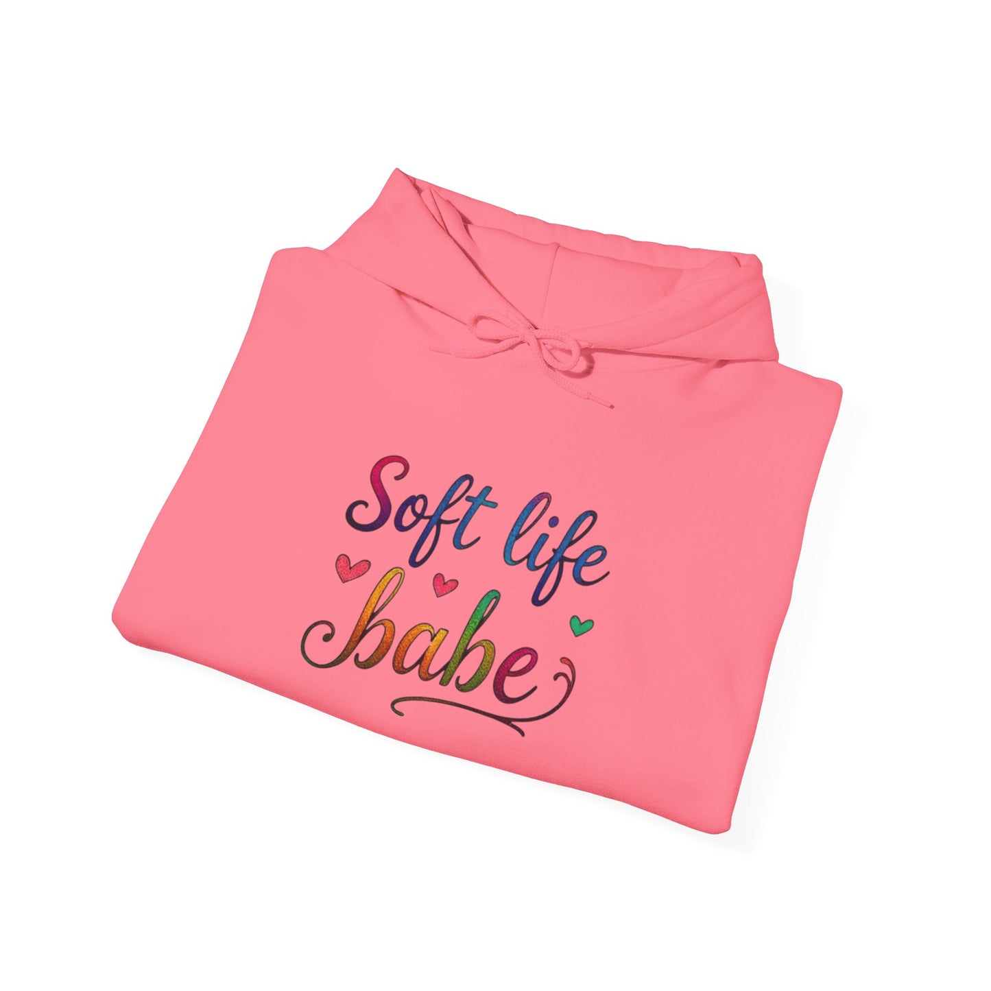 Soft Life Babe Hoodie - Unisex Heavy Blend Sweatshirt for Comfort and Style