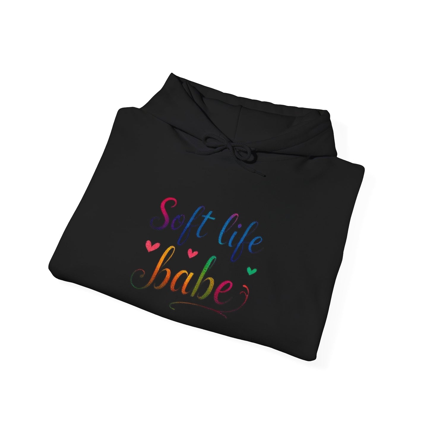 Soft Life Babe Hoodie - Unisex Heavy Blend Sweatshirt for Comfort and Style