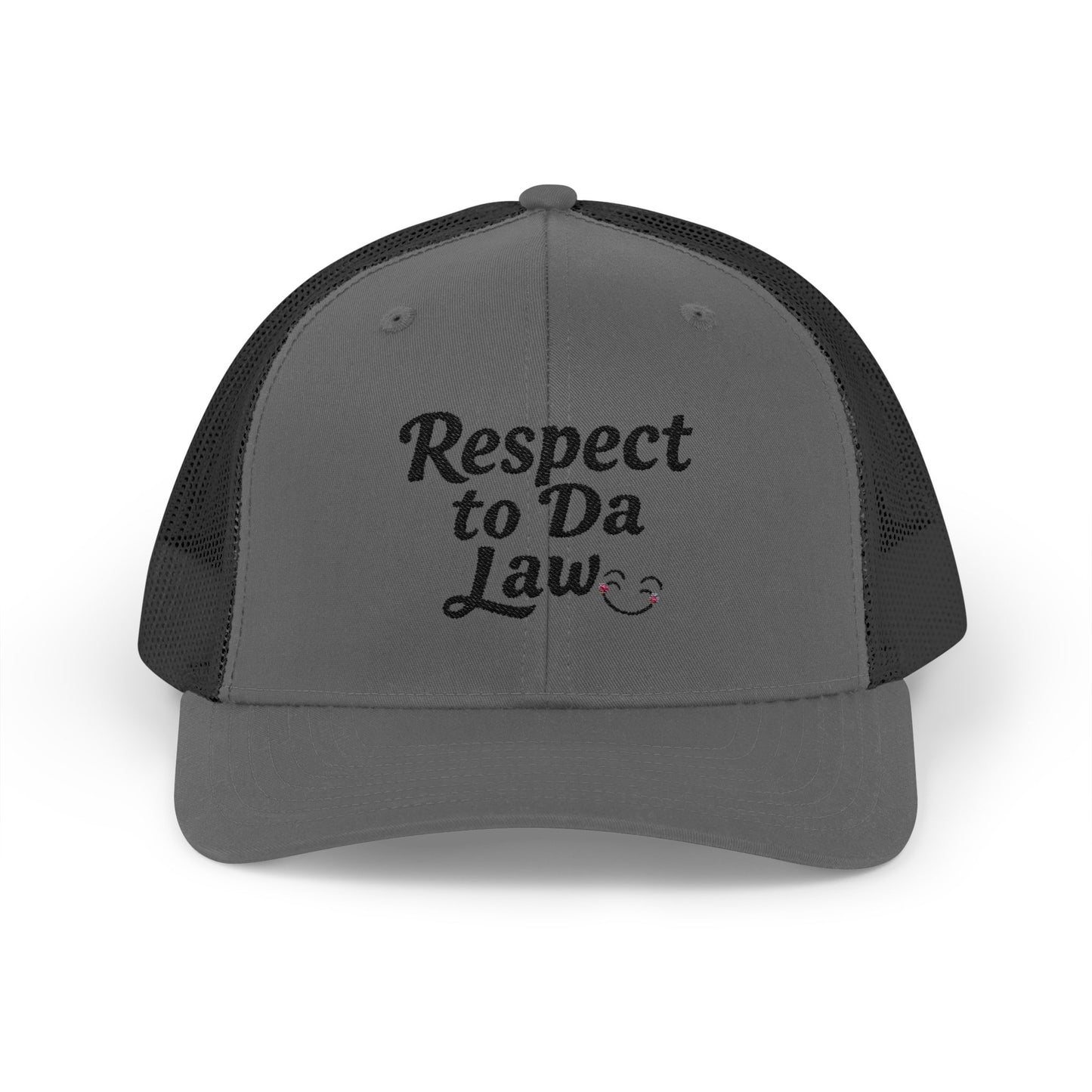 Respect to Da Law Snapback Trucker Cap - Fun Casual Headwear for Everyday Wear