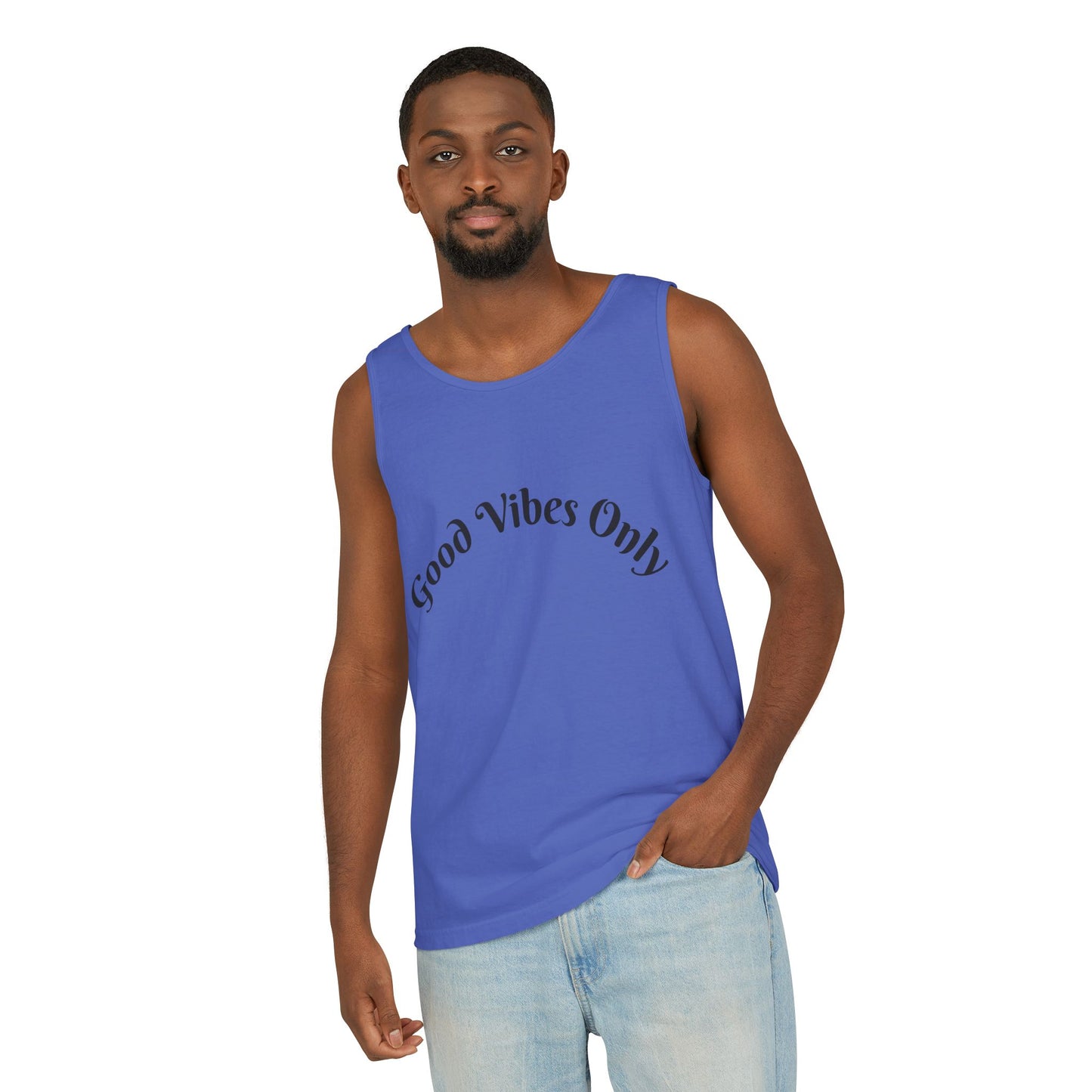 Good Vibes Only Unisex Tank Top | Summer Essential, Vacation Wear, Relaxed Style, Gift for Friends, Casual Outfit