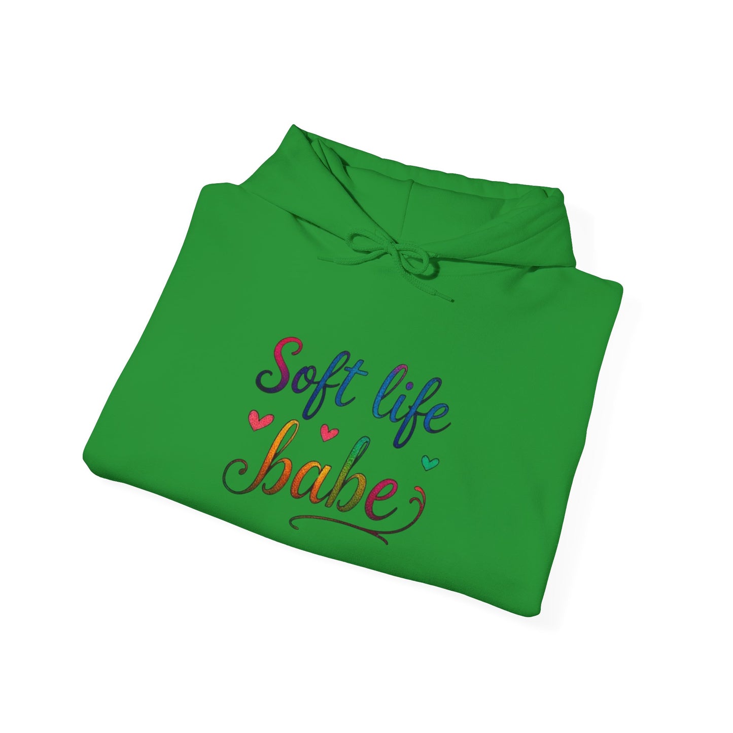 Soft Life Babe Hoodie - Unisex Heavy Blend Sweatshirt for Comfort and Style