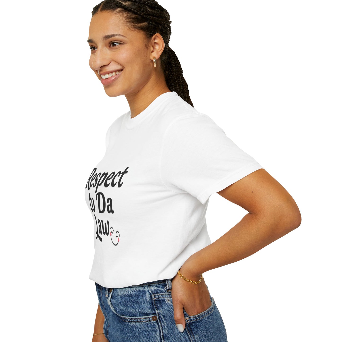 Unisex T-Shirt - 'Respect to Da Law' Statement Tee