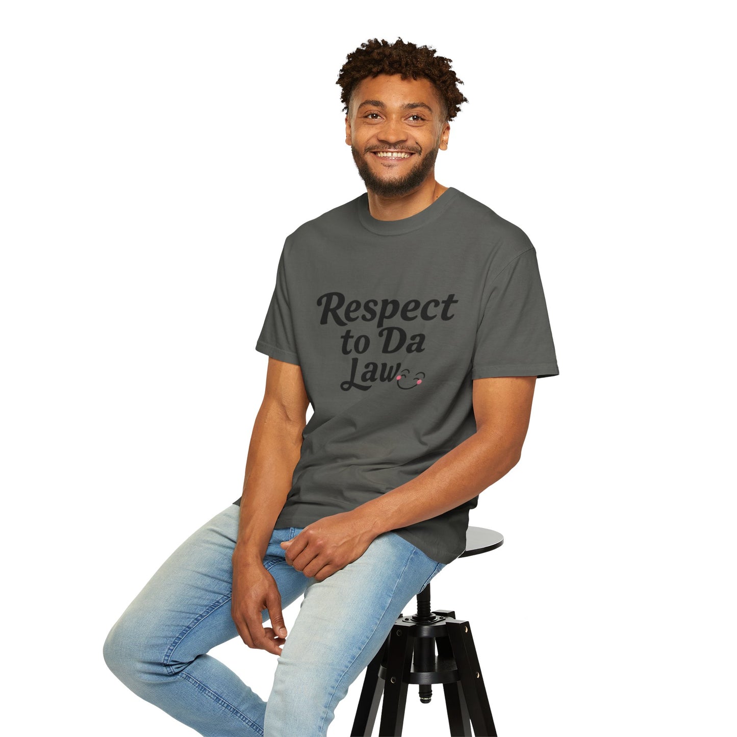 Unisex T-Shirt - 'Respect to Da Law' Statement Tee
