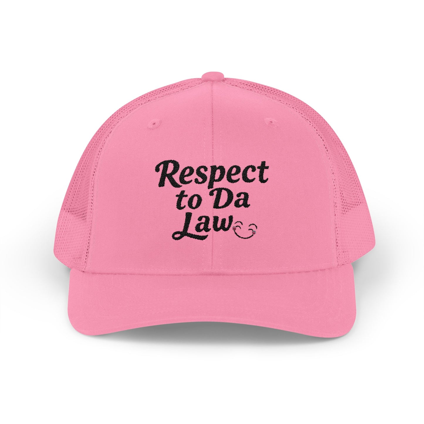 Respect to Da Law Snapback Trucker Cap - Fun Casual Headwear for Everyday Wear