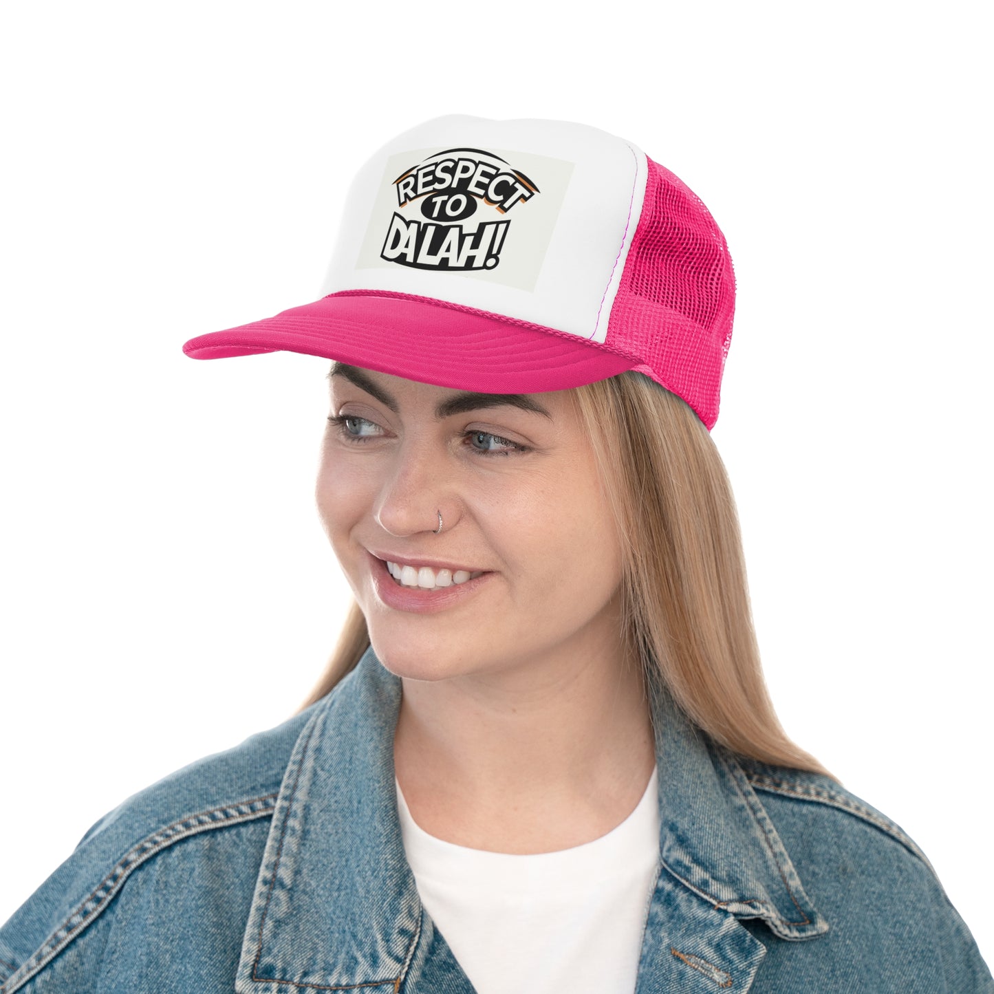 Respect to Da lah! Trucker Cap - Stylish & Fun Headwear for Everyday Wear