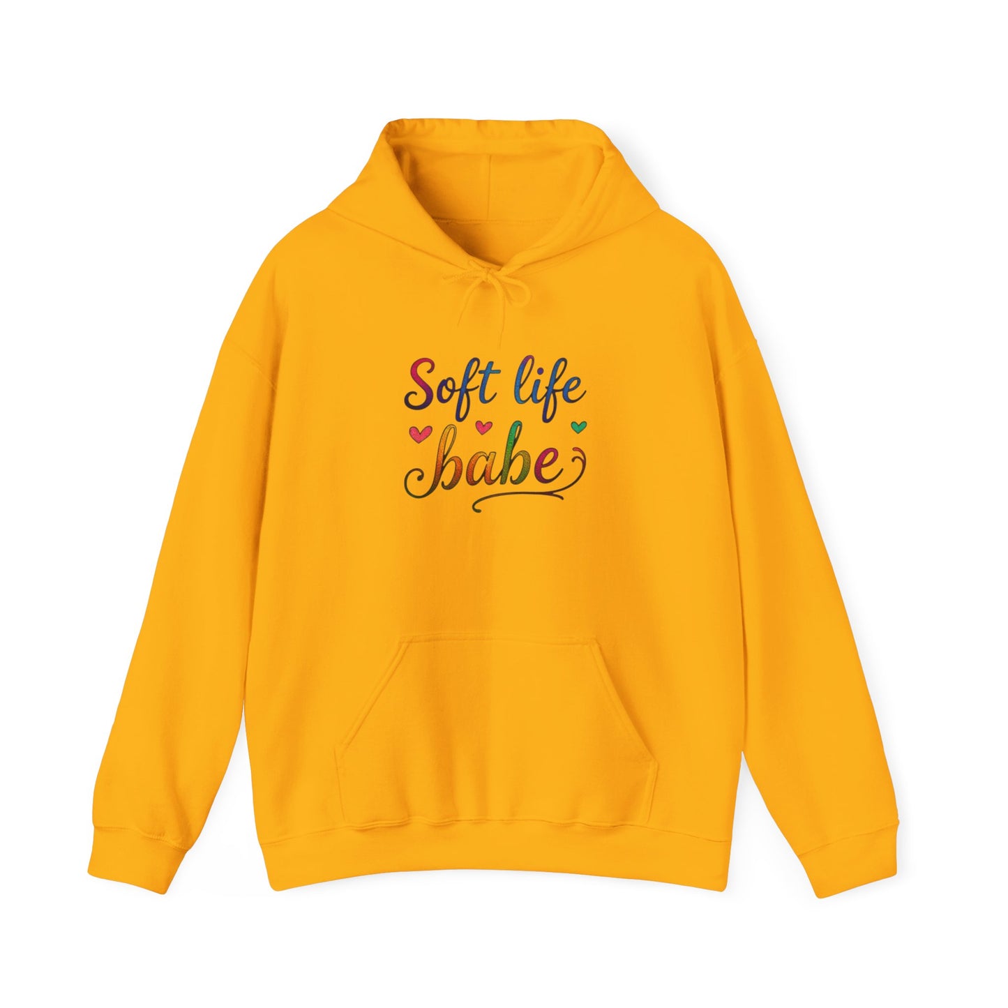 Soft Life Babe Hoodie - Unisex Heavy Blend Sweatshirt for Comfort and Style