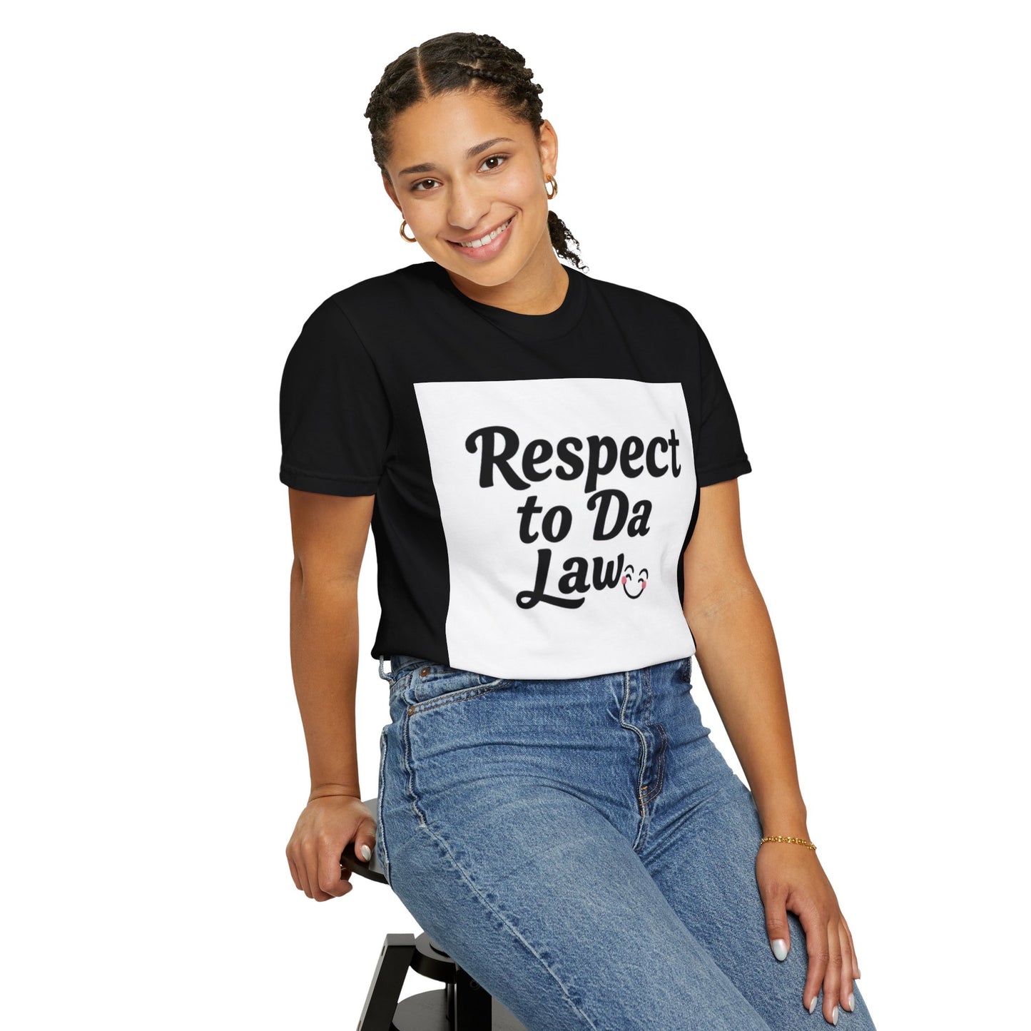 Unisex T-Shirt - 'Respect to Da Law' Statement Tee