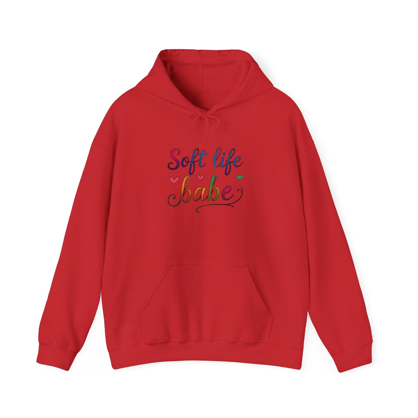 Soft Life Babe Hoodie - Unisex Heavy Blend Sweatshirt for Comfort and Style