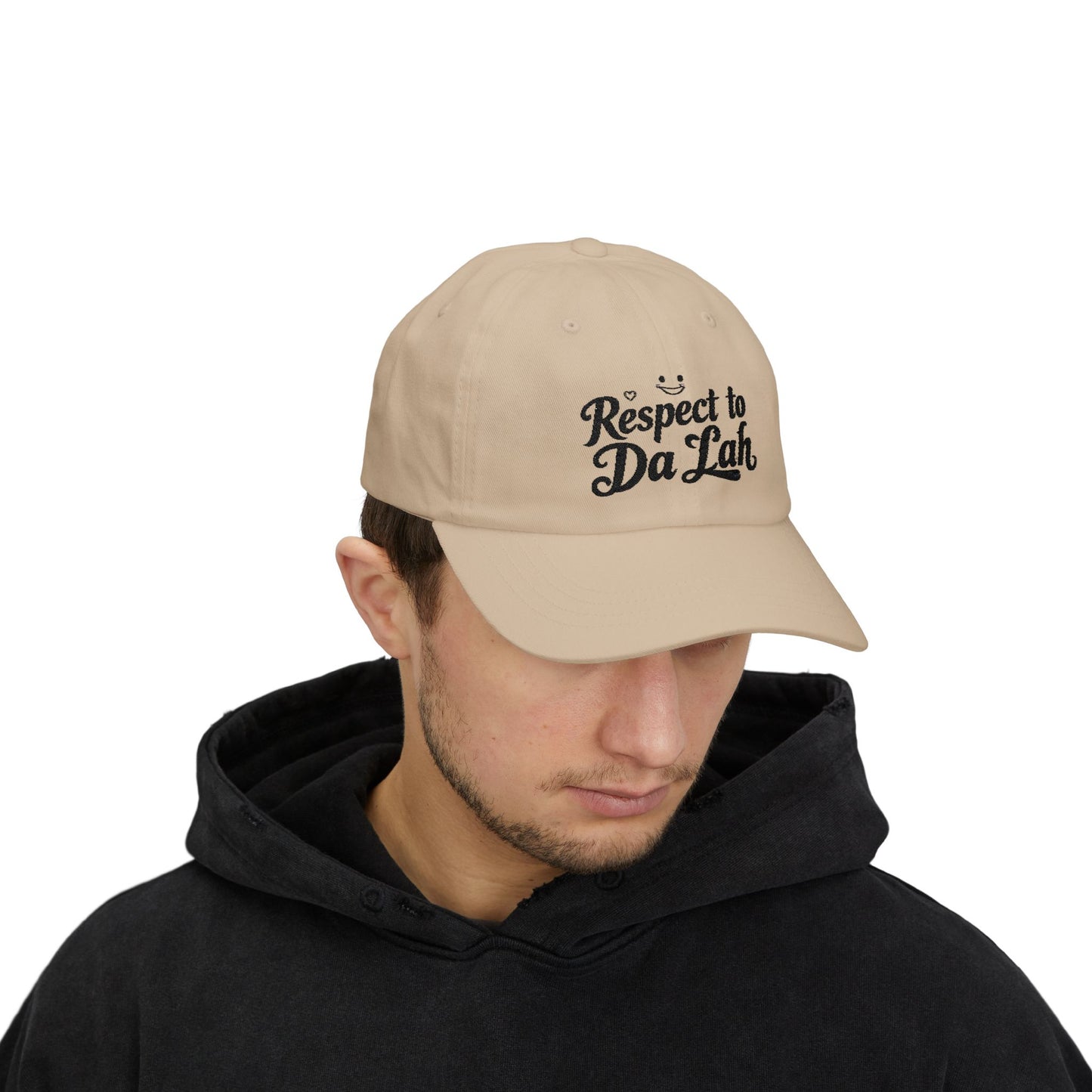 Respect to Da Lah Classic Dad Cap - Casual Adjustable Hat for Everyday Style