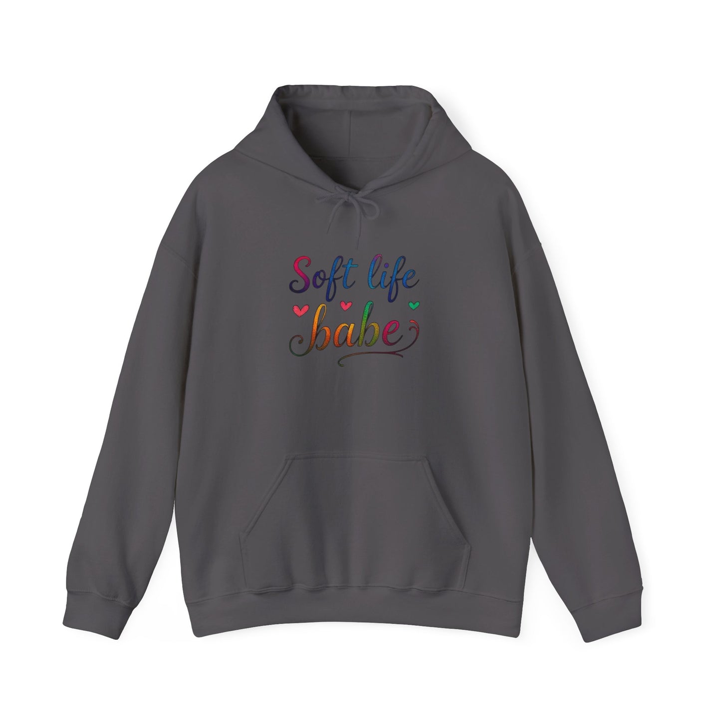 Soft Life Babe Hoodie - Unisex Heavy Blend Sweatshirt for Comfort and Style