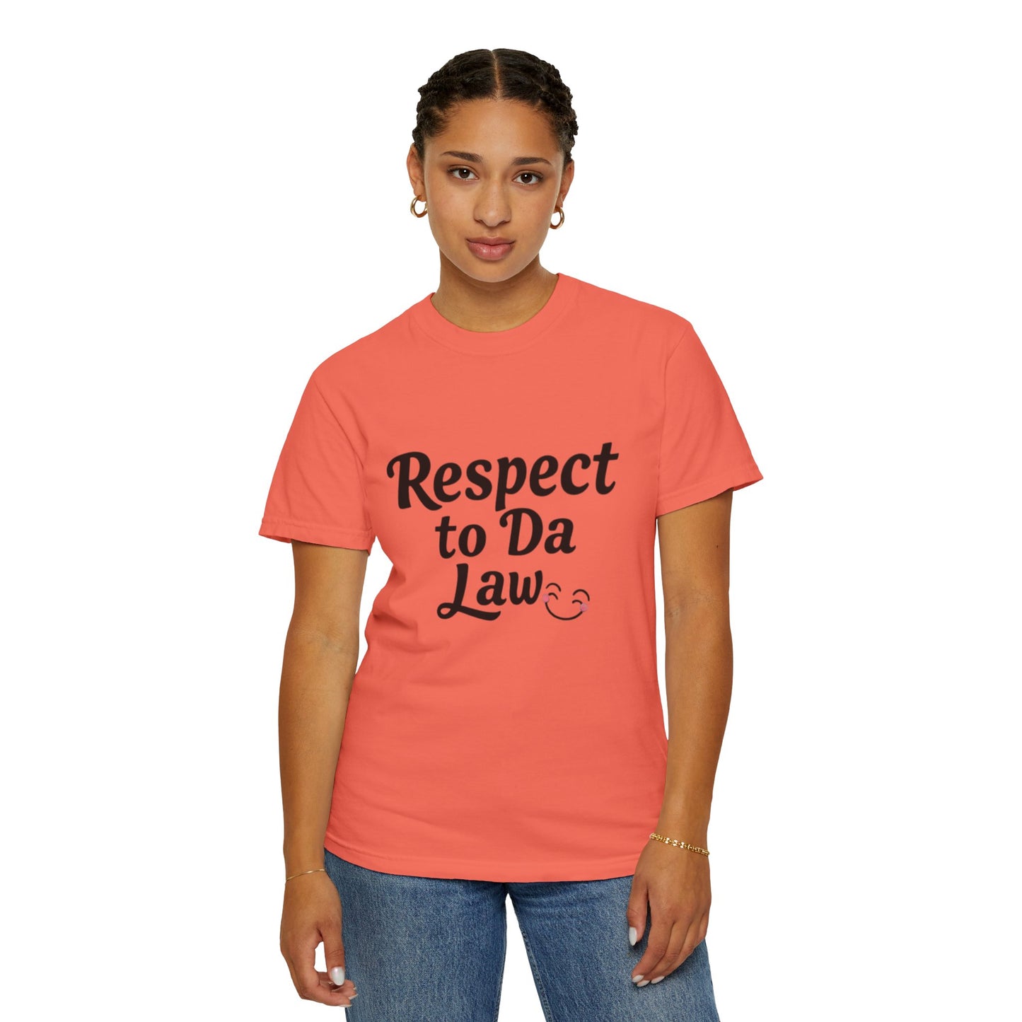 Unisex T-Shirt - 'Respect to Da Law' Statement Tee