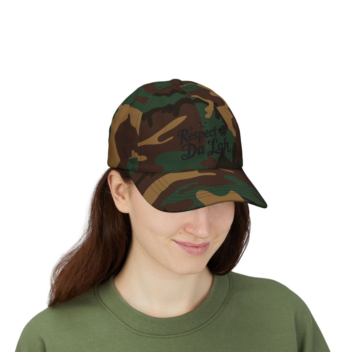 Respect to Da Lah Classic Dad Cap - Casual Adjustable Hat for Everyday Style