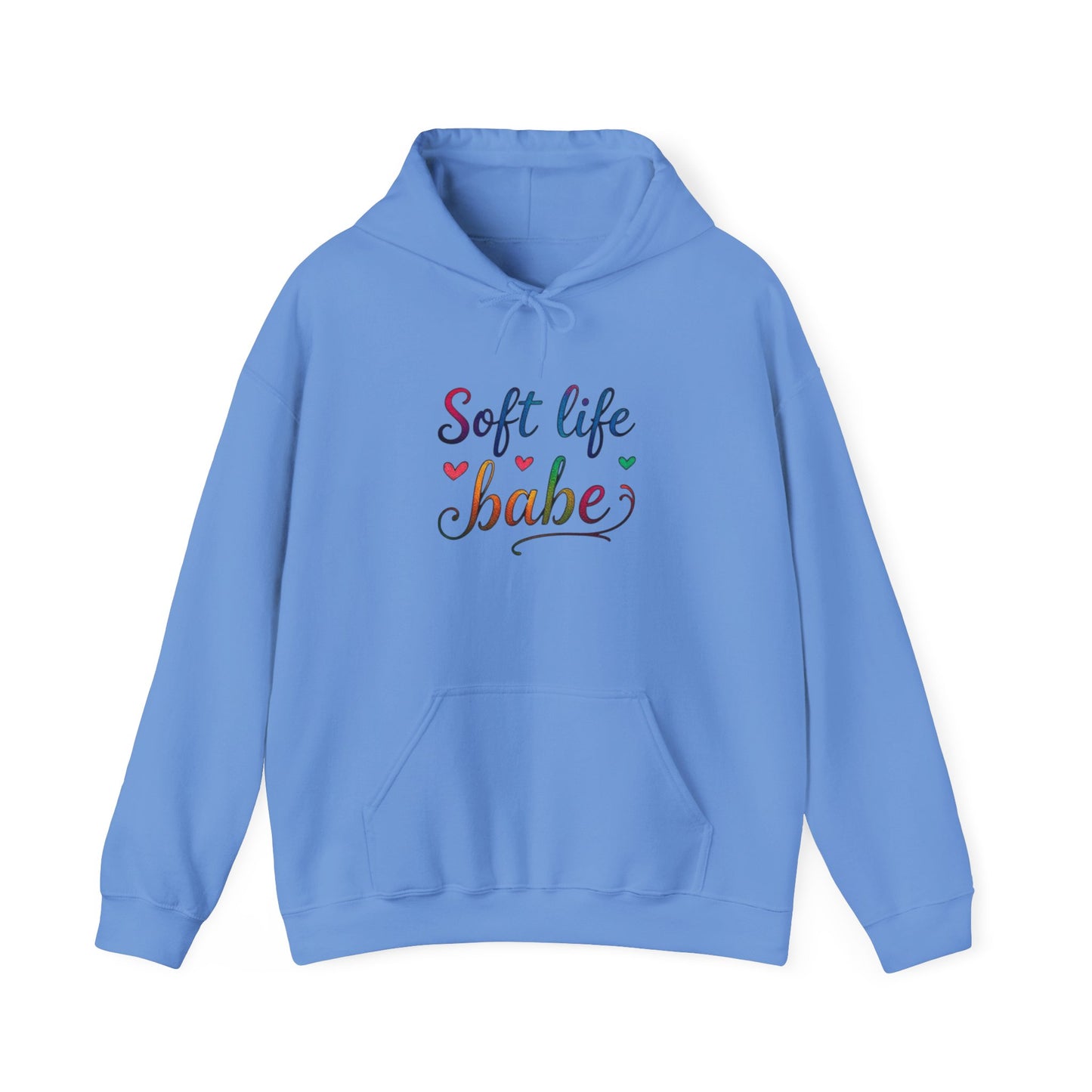 Soft Life Babe Hoodie - Unisex Heavy Blend Sweatshirt for Comfort and Style