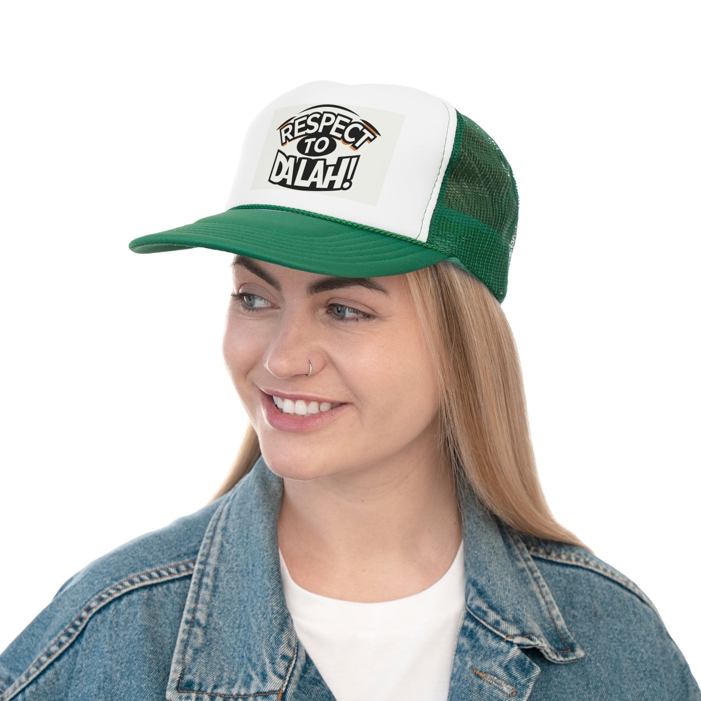 Respect to Da lah! Trucker Cap - Stylish & Fun Headwear for Everyday Wear