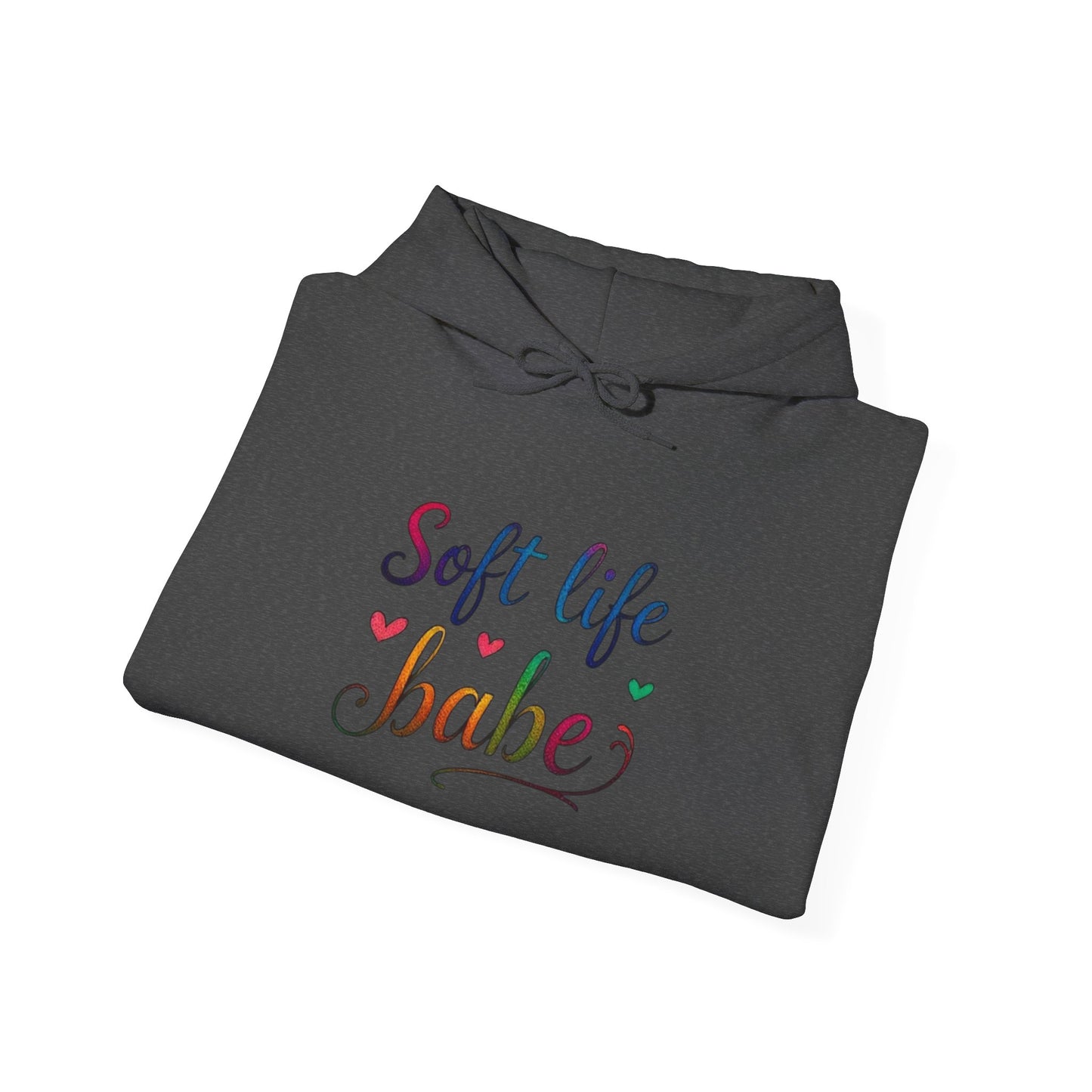 Soft Life Babe Hoodie - Unisex Heavy Blend Sweatshirt for Comfort and Style