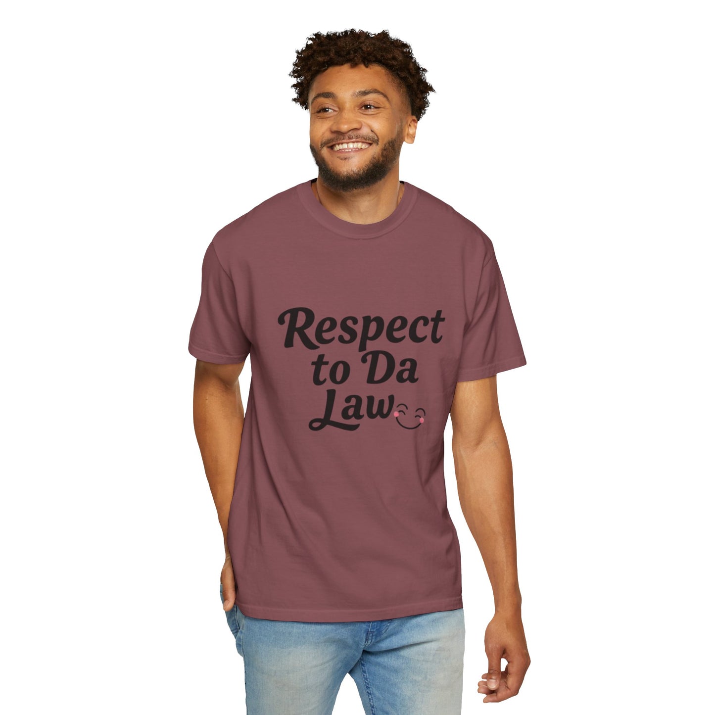 Unisex T-Shirt - 'Respect to Da Law' Statement Tee