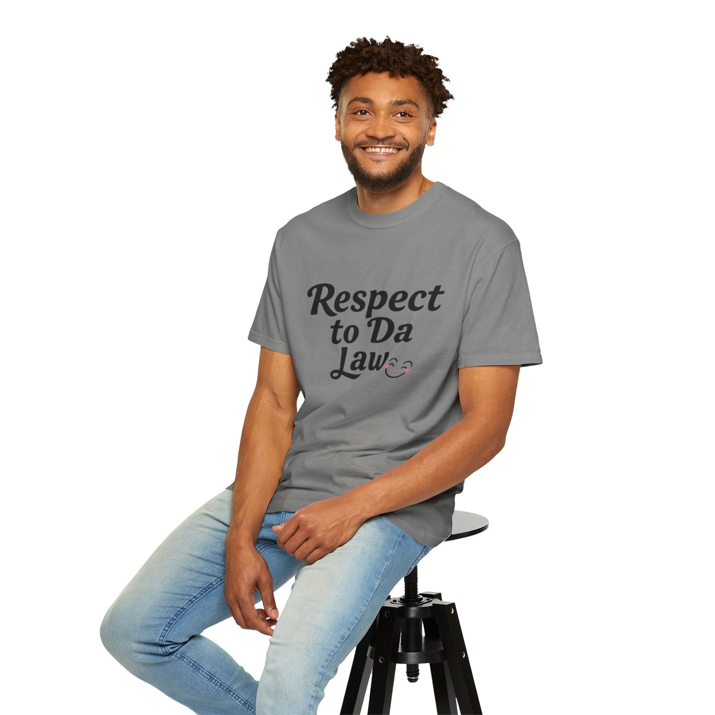 Unisex T-Shirt - 'Respect to Da Law' Statement Tee
