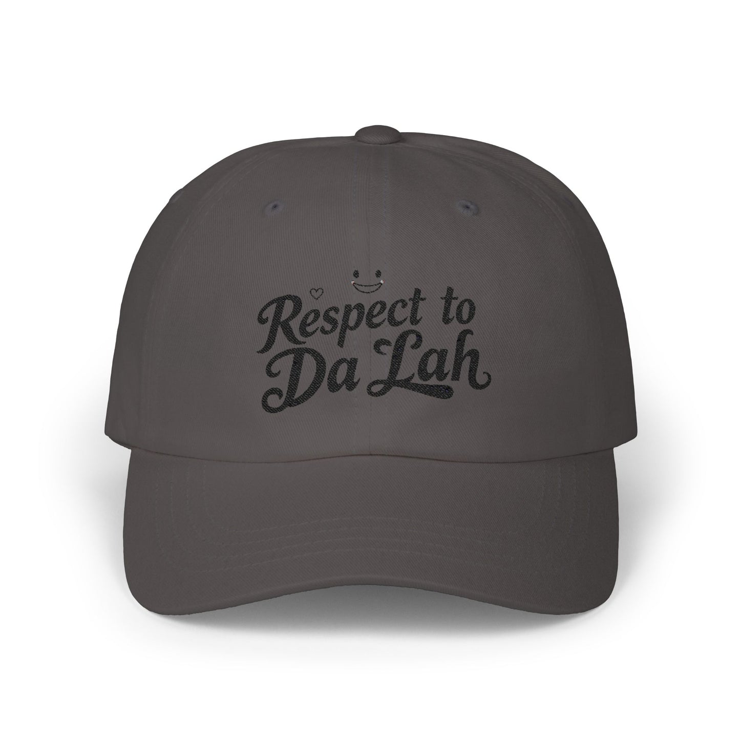 Respect to Da Lah Classic Dad Cap - Casual Adjustable Hat for Everyday Style