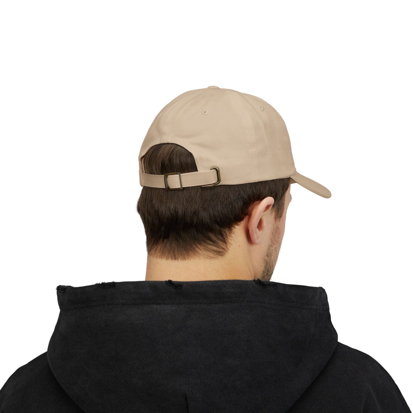 Humorous Dad Cap - 'Respect to Da Law!' Adjustable White Hat