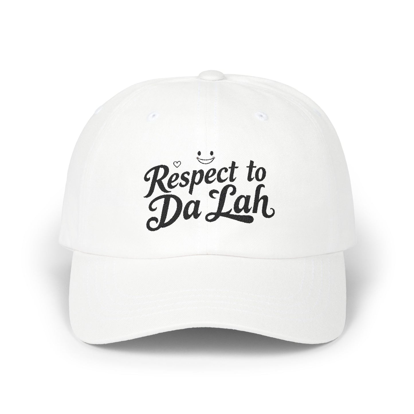 Respect to Da Lah Classic Dad Cap - Casual Adjustable Hat for Everyday Style