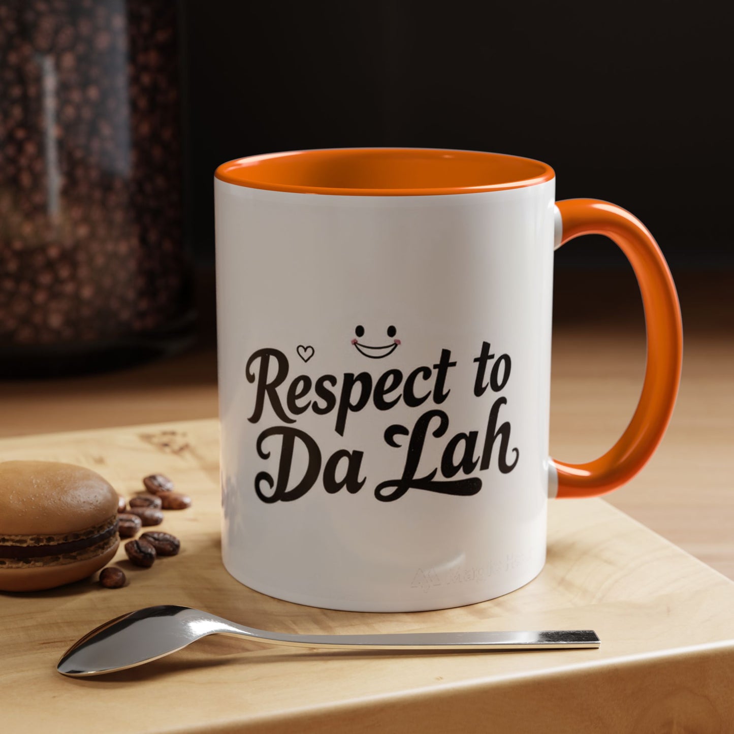 Respect to Da Lah Accent Coffee Mug - Fun 11oz & 15oz Mugs for Coffee Lovers