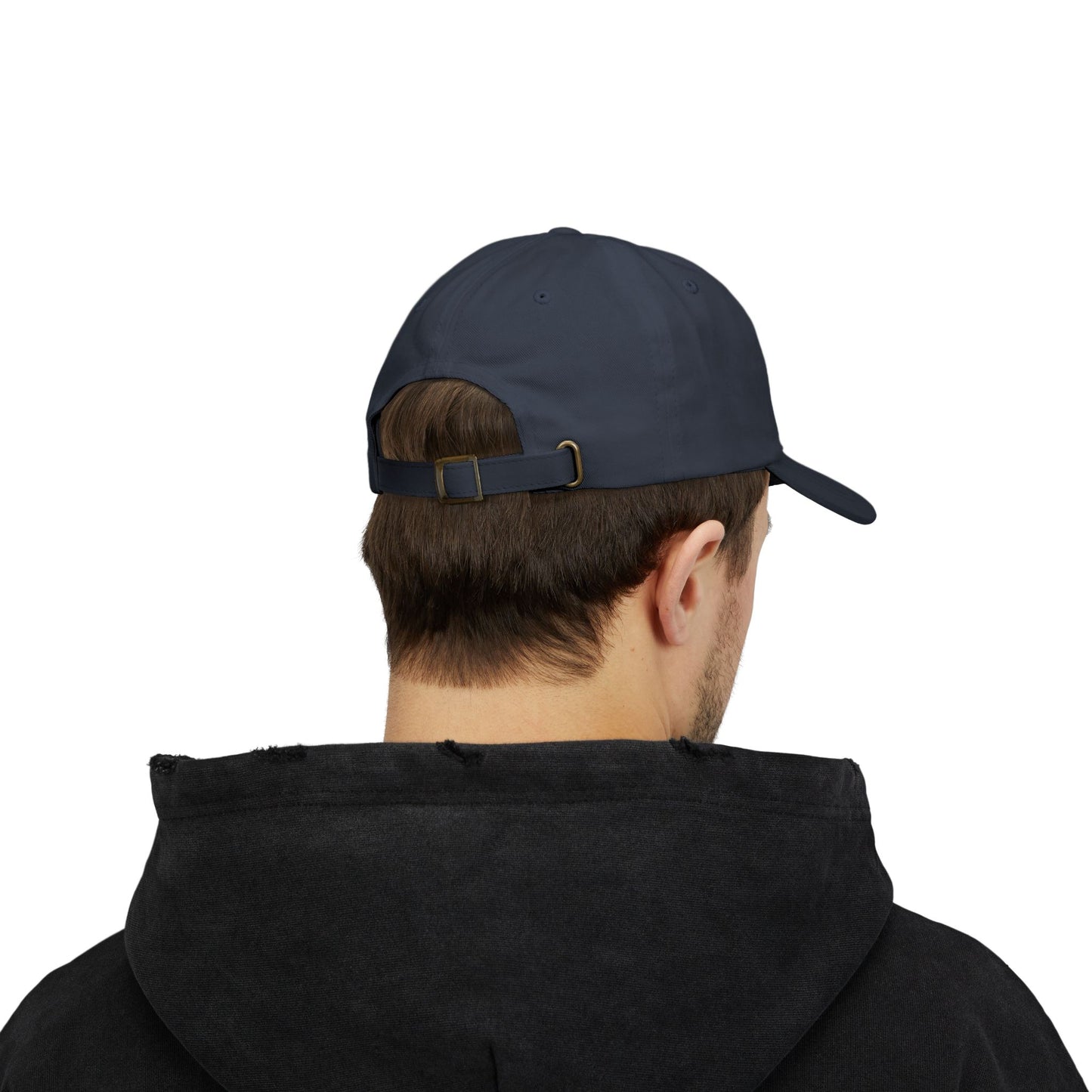Humorous Dad Cap - 'Respect to Da Law!' Adjustable White Hat