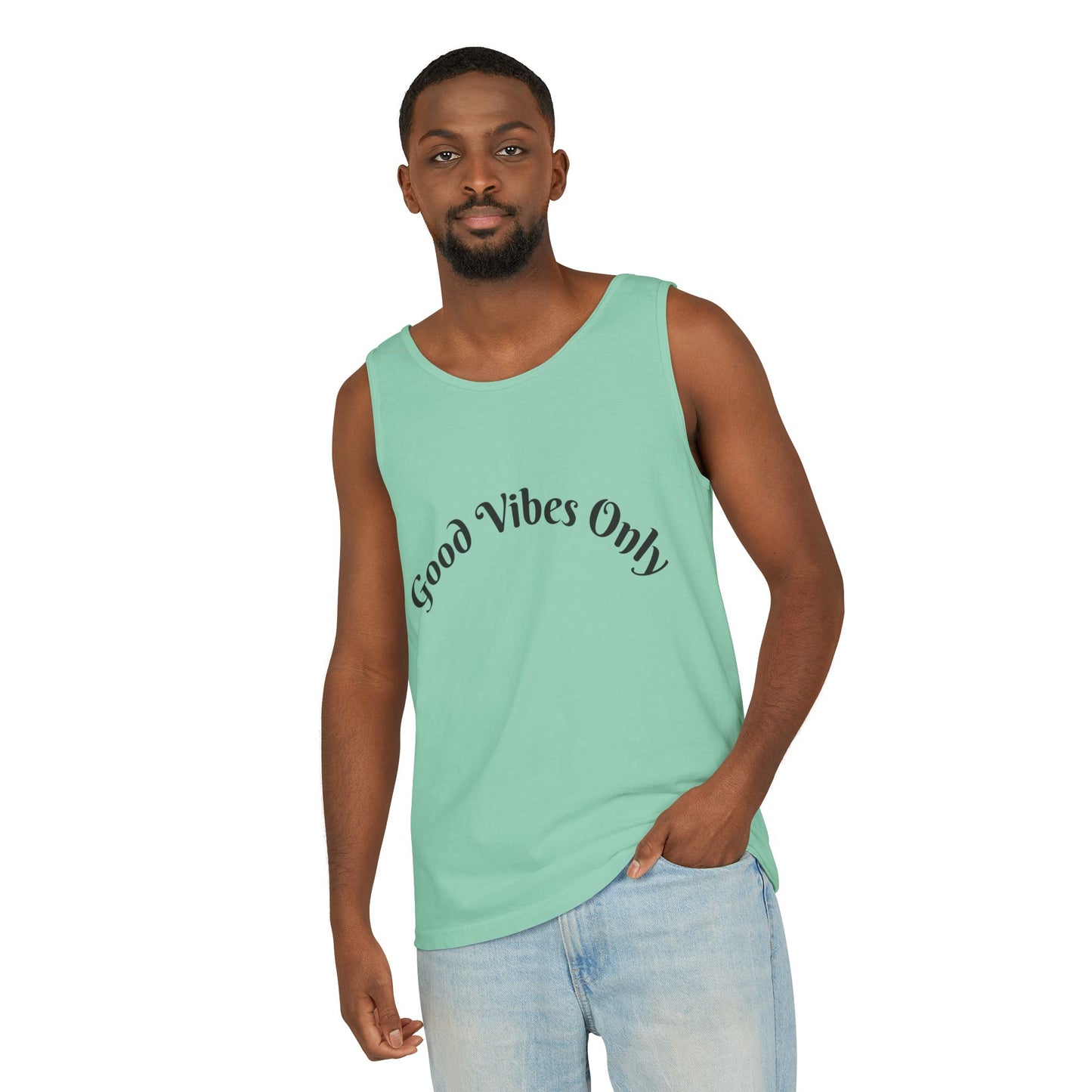 Good Vibes Only Unisex Tank Top | Summer Essential, Vacation Wear, Relaxed Style, Gift for Friends, Casual Outfit