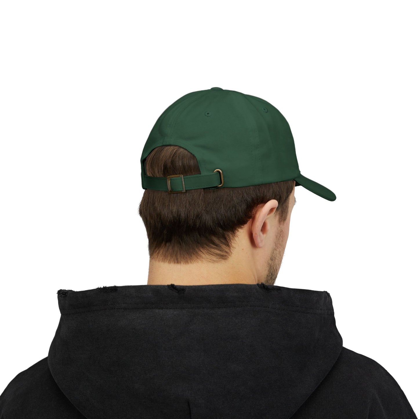 Humorous Dad Cap - 'Respect to Da Law!' Adjustable White Hat